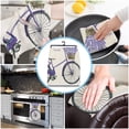 thumbnail image 5 of Cloth Cleaning Household Absorption Water Dishcloth Kitchen Towel Hand Tea Printed Bicycle Lavender Flower Fresh Purple Farm, 5 of 7