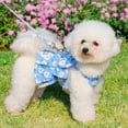 thumbnail image 7 of vnanda Pet Dog Harness Leash Set Stylish Pet Dress Summer Thin Cat Dog Clothes with Breathable Mesh Fabric Harness Leash Set for Small Dogs Cats Cute Dog, 7 of 7