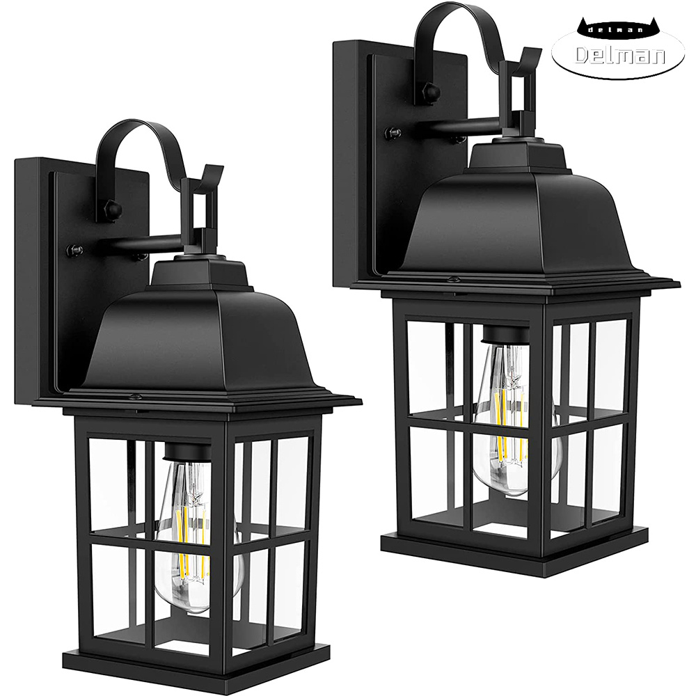 2Pack Outdoor Light Fixtures Wall Mount