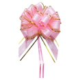 thumbnail image 1 of Pull Bows Ribbon for Gift Wrapping Festive Wedding Floral Decoration Wear-resistant Gifts Baskets Multifunctional Christmas Present Pink, 1 of 6