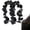 #A-2pc, variant on Halloween Garland, Artificial Black Garland Hanging Vine Artificial Floral Vines, 5.6FT Gothic Fall Garland, Spooky Halloween Decor for Mantel Porch Staircase, Dark Aesthetic Wall Ornament