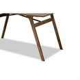 thumbnail image 5 of Baxton Studio Table à Manger en Bois Fini Noyer Brun Style Mid-Century Modern Transitionnel, 5 of 5