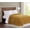Mustard, variant on Brooklyn Loom Marshmallow Sherpa Olive Green King Blanket 100% Polyester Microfiber Plush, Solid Casual themed, Adult Bedding, OEKO-TEX Certified