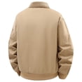 thumbnail image 5 of Gytharion Women’s Plus Size Fleece Jackets Zip Up Warm Lined Bomber Coats Turn Down Collar Long Sleeve Winter Jackets for Fall and Winter, 5 of 8