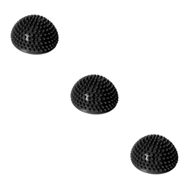 Advancent Pod de equilibrio deportivo para rehabilitación Pelotas de yoga semicirculares flexibles y cómodas fabricadas con PVC negro Type1 NO1