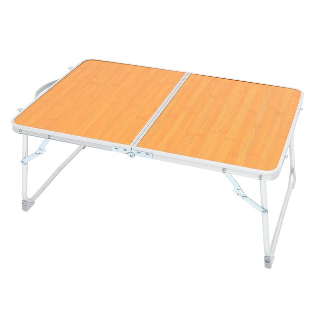 Table Pliante pour la Maison Table de Lit Pratique Bureau de Lit Résistant à l'Usure Accessoire de Camping