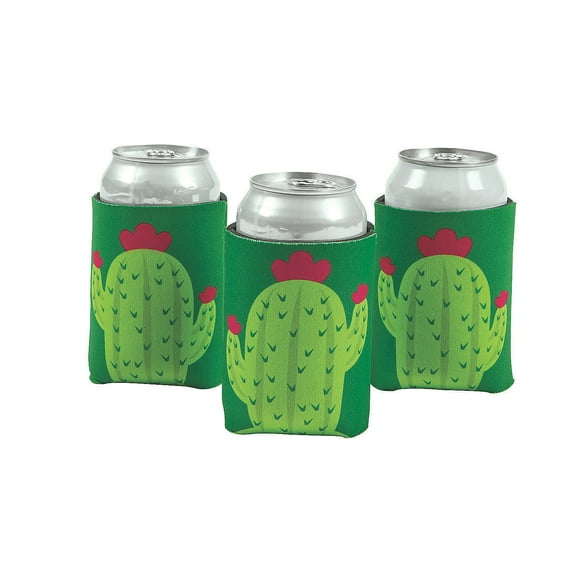 Fun Express Cactus Shaped Can Sleeves - 12 Pc.