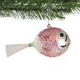 thumbnail image 3 of Larry Fraga Designs Puffy Fish - 1 Ornament 2.75 Inch, Glass - Ornament Christmas Ocean 80111, 3 of 3