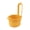 Yellow, variant on Sink Strainer Basket Faucet Hanging Leftover Catcher Drain Filter with Quick Dump Button for Kitchen Bathroom RV