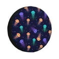 thumbnail image 1 of Fotbe Sea Jellyfish Funda de Llanta de Repuesto con Estampado, Engrosada, Ajuste Universal para Jeep, Remolque, RV, SUV, Camión-16 inch, 1 of 6