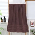 thumbnail image 3 of JML Coffee Bath Towel Set of 8 Pieces - Cotton Blend Highly Absorbent Towels for Bathroom, 2 Soft Bath Towels, 2 Hand Towels, 4 Washcloths, 3 of 6