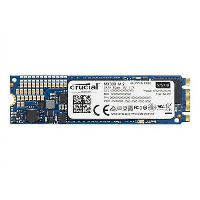CRUCIAL 525GB MX300 M.2 SSD 2280 - CT525MX300SSD4 - Walmart.com
