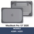 thumbnail image 2 of [PST] Apple Macbook Pro 16" (2019 / 2020) A2141 Smart Case Cover, Transparent Hard Matte Shockproof Plastic Laptop Cover Case, 2 of 2