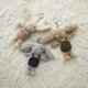 thumbnail image 5 of LLavero de peluche de conejito, llavero de animal relleno de conejo, decoraciones para mochila, colgante de bolso, regalo de Pascua para niños y adultos, ropa azul Adepaton WMPH-1289, 5 of 7