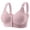 PX102_Light Gray, variant on Lumtrix Front Closure Bras for Older Women Full Coverage Comfortable Lace Bras No Underwire Plus Size Bralettes Complexion 42