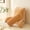 Orange, variant on Reading Pillow with Built-in Armrests & Pocket, Bed Backrest Pillow for Reading, Resting, or Semi-Reclining, Provides Back Support for Adults