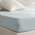 thumbnail image 4 of 100% Tencel Fitted Sheet Queen Size, Cooling Breathable Lyocell Bed Sheet with Deep Pocket, Moisture Wicking Hotel Bedding for Hot Sleepers, 4 of 7