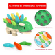 thumbnail image 2 of Juguetes Dinosaurios Didacticos Montessori Regalo Para Niños, Verde, 2 of 5