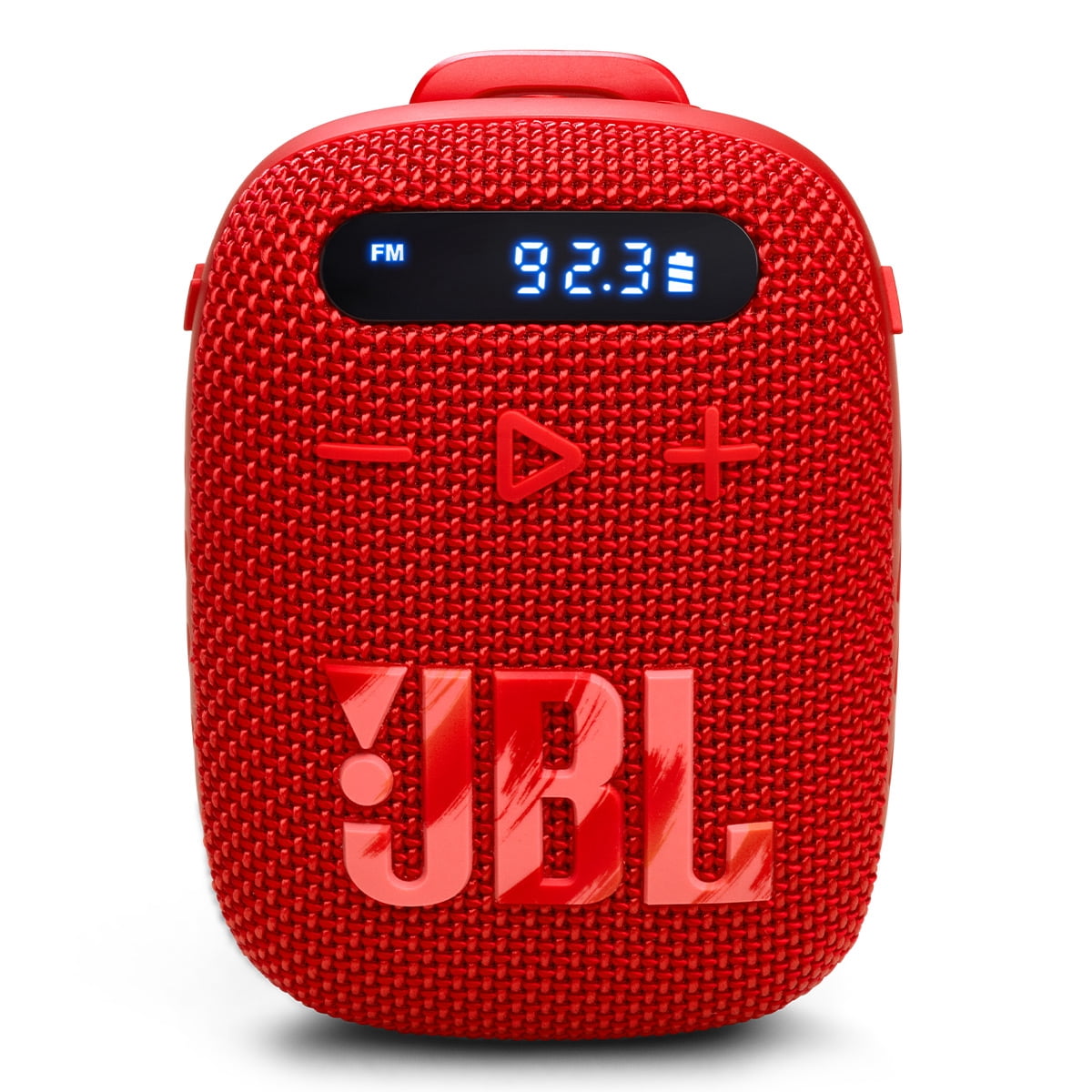 JBL Wind 3 Handlebar Bluetooth Speaker with FM Radio (Red)