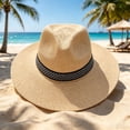 thumbnail image 4 of bestolf Sun Hat with Wide Brim Retro Hat Sun Protection Mesh Design Foldable Hat for Fishing (Light Gray ), 4 of 7
