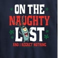 thumbnail image 3 of SpongeBob SquarePants - Plankton Naughty List - Toddler And Youth Crewneck Fleece Sweatshirt, 3 of 6