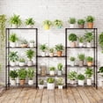 thumbnail image 2 of Gymax 2PCS 5-Tier Metal Storage Shelving Unit w/V-Shaped Wire Rack for Kitchen Garage, 2 of 10