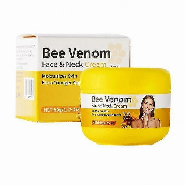 Anti-Aging Bee Venom Cream for Face & Neck, Wrinkle Reduction, Firming, Moisturizing, Lifting, Recovery, Suitable for All Skin Types