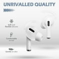 thumbnail image 4 of Insten 3 Pairs Ear Hooks Compatible with AirPods Pro 2019 Earbuds, Anti-Lost EarHooks Accessories, Comfortable Soft Silicone Covers, with Storage Box (Not Fit in Charging Case) White, 4 of 10