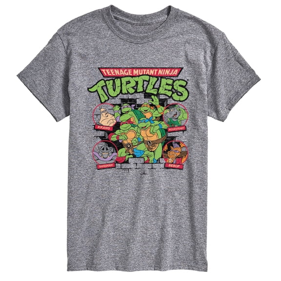 Teenage Mutant Ninja Turtles - Logo Group Short Sleeve Graphic T-Shirt