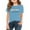 Light Blue, variant on LNMQLPDBS Basic Top Girls Tops Size 7-8 Baby Tees for Teens Preppy Shirt Kids Undershirts Girl Clothes Size 14-16 Baby Girl 24 Months Infant Clothes, Beige 10-11 Years