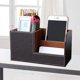 thumbnail image 2 of Bolsa de almacenamiento para bolígrafos/soporte para bolígrafos Marble Vein Desktop Organizer, Doraking Non-Slip Middle PU Leather Marble Vein Desktop Storage Box Organizer Pencil Holders (White, M) Zhivalor LH-0930, 2 of 4