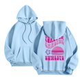 thumbnail image 3 of Womens Hoodies Sweatshirts Lightweight Beach Vibe Hoodie for Women Meet At The Beach Comfort Wear Blue XL, 3 of 5