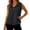 Black, variant on Lightweight Vest Jackets for Women Summer Sleeveless Zip Up Hooded Outerwear with Pockets Breathable Travel Hiking Vest