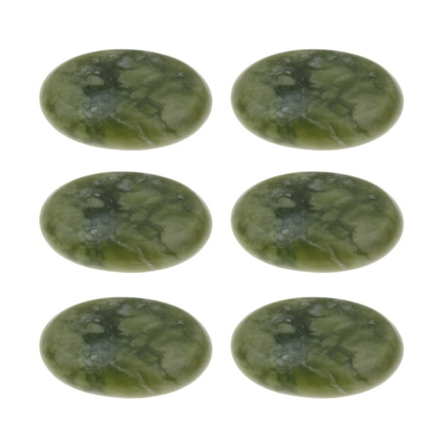 Piedras de Jade Natural Sunnimix Piedra de masaje corporal 8 cm
