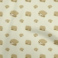 thumbnail image 1 of oneOone Polyester Spandex Medium Yellow Fabric Food Dress Material Fabric Print Fabric By The Yard 56 Inch Wide, 1 of 3