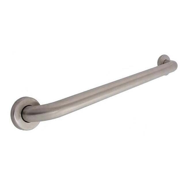 Wall Mount Grab Bar, 24" L, Stainless Steel, Satin 01-C230024