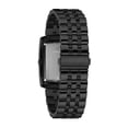 thumbnail image 2 of Caravelle Designed By Bulova Men's Rectangular Black-Tone Stainless Steel Dress Watch 45A140, 2 of 3
