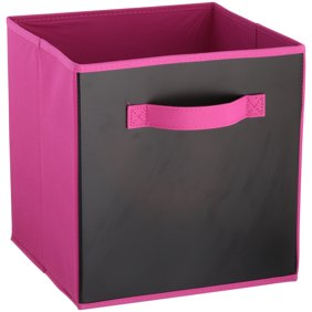 Closetmaid Cubeicals Gray Chalkboard Fabric Drawer Walmart Com