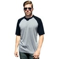 thumbnail image 1 of BlueGeneration Adult Color Block Wicking T - Black Extra Small Solid, 1 of 1