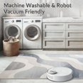 thumbnail image 5 of ODIKA 5'x7' Machine Washable Non-Slip Area Rug, Boho Chic Wave for High Traffic Rug, Gray, 144263, 5 of 7