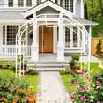 thumbnail image 6 of Metal Garden Arch 8.2 Feet High x 6.2 Feet Wide Trellis for Climbing Plants and Outdoor Decor, 6 of 9