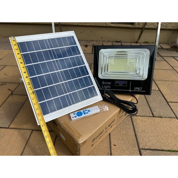 8000W Commercial Solar flood Lights Outdoor Dusk to Dawn Super Bright remote