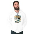 thumbnail image 5 of Cool Fighting Popeye Hard Knock Life Zip Hoodie Sweatshirt Men Brisco Brands M, 5 of 6
