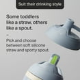 thumbnail image 4 of Tommee Tippee Insulated Multi-Lid Toddler Sporty Cup, 12m+, 9oz, Non-Spill, Blue, 1 Pack, 4 of 8