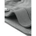 thumbnail image 5 of INSPIRE CHIC Veste Courte Décontractée pour Femme en Faux Suède à Col Cranté Boutonnée avec Poches Gris P, 5 of 5