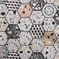 thumbnail image 1 of oneOone Cotton Poplin Twill Peach Fabric Geometrical Hexagon Stone Texture Fabric For Sewing Printed Craft Fabric By The Yard 56 Inch Wide, 1 of 4