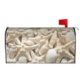 thumbnail image 2 of Gaeub Starfish and Sea Shells Waterproof and Sunproof Mailbox Protective Cover Magnetic Mailbox Protrective Cover for Outdoor Home Garden Decor - 25.5x21 in, 2 of 9