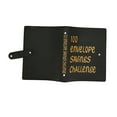 thumbnail image 2 of Carpeta De Ahorro De Dinero Carpeta De Presupuesto A5 De Cuero PU Impermeable Con Sobre De 100 Efectivo Para Adultos(Negro), 2 of 14