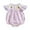 02_Light Purple, variant on Easter Baby Girl Outfit Smocked Baby Romper Plaid Bodysuit Cute Toddler Summer Clothes 03_Pink,12-18 Months