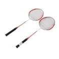 thumbnail image 3 of Dos juegos de raquetas de bádminton integradas de acero al carbono aleado para entusiastas de los deportes al aire libre, 3 of 10